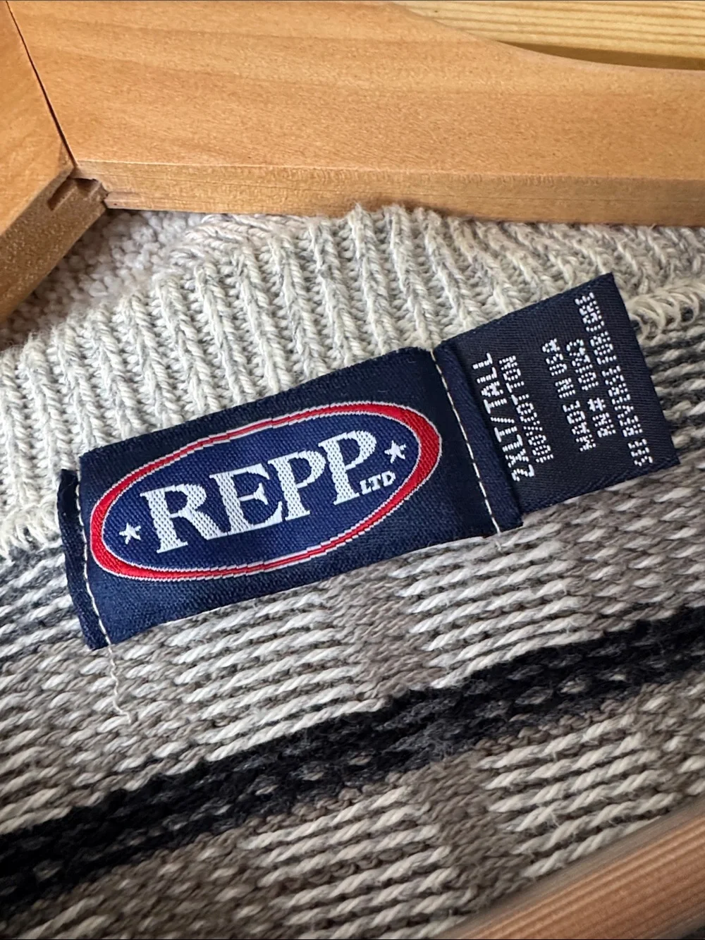 Vintage repp knit